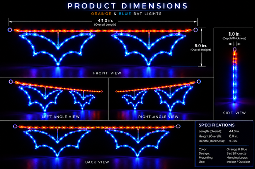 Commercial LED Bat Linkable Display – 44 in.